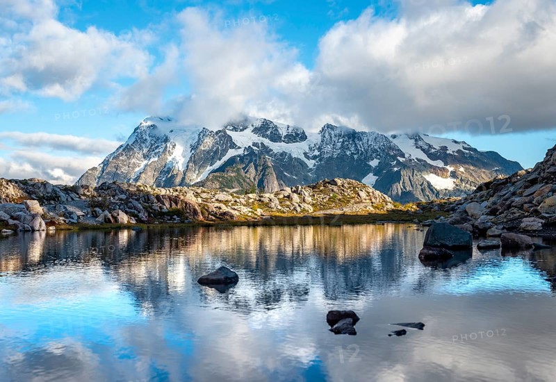 Reflection in the lake at Huntoon Point