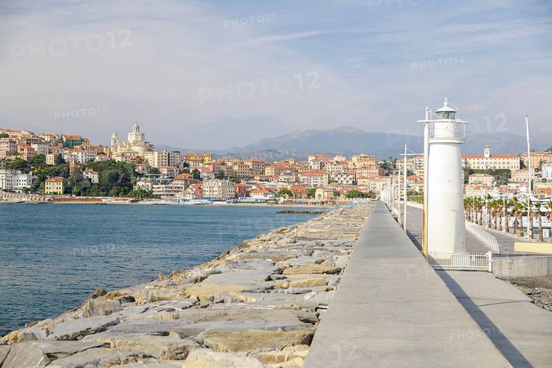 Harbour with lighthouse in Porto Maurizio