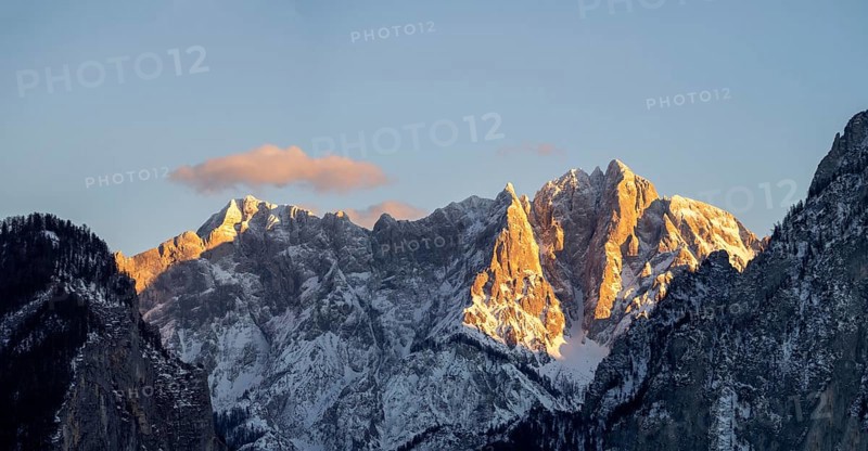 Summit of the Hochtor Group in the evening light