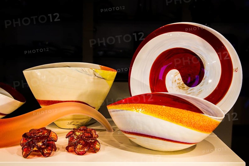 Artful vessels made of glass