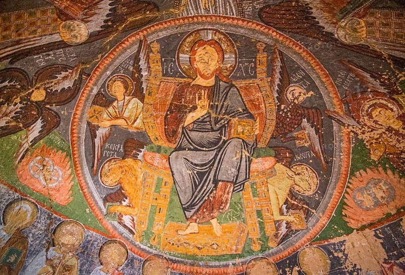 Frescoes in the Hakli Church