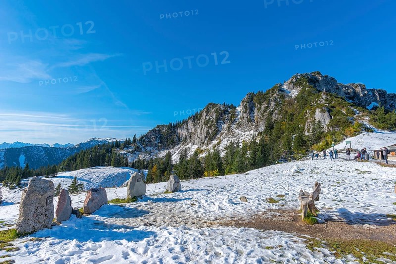 Alpine panorama from the Kampenwand Panorama Trail