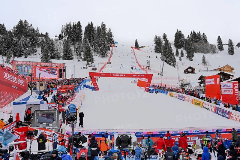 Ski World Cup finish area