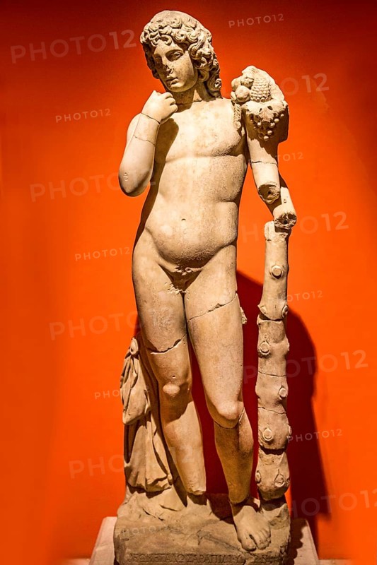 Marble statue of Harpocrates