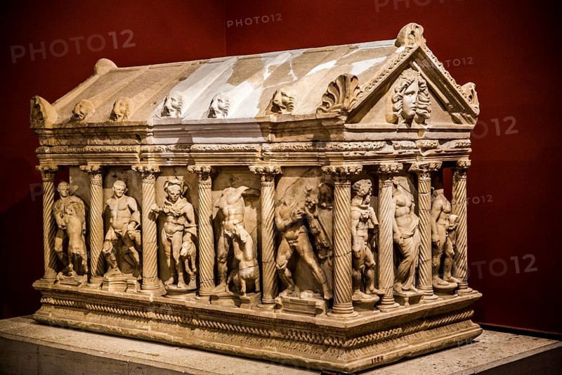 Heracles marble sarcophagus