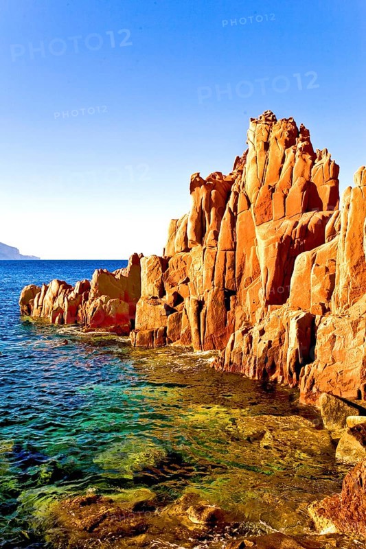 The red rocks of Arbatax Sardinia Italy