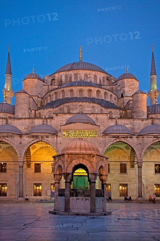 Blue Mosque by night