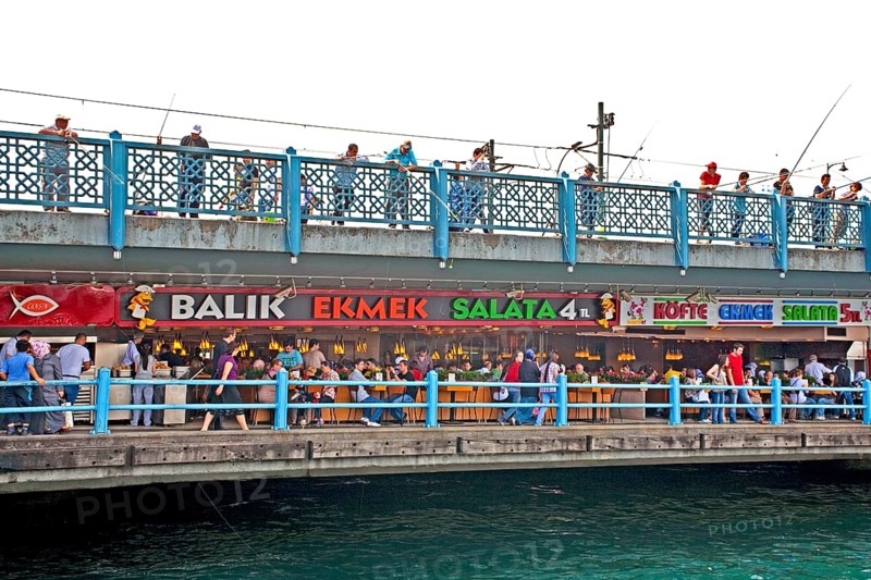 Anglers on Galata Bridge