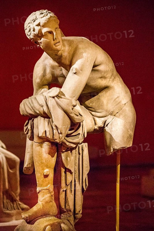 Marble statue of Hermes