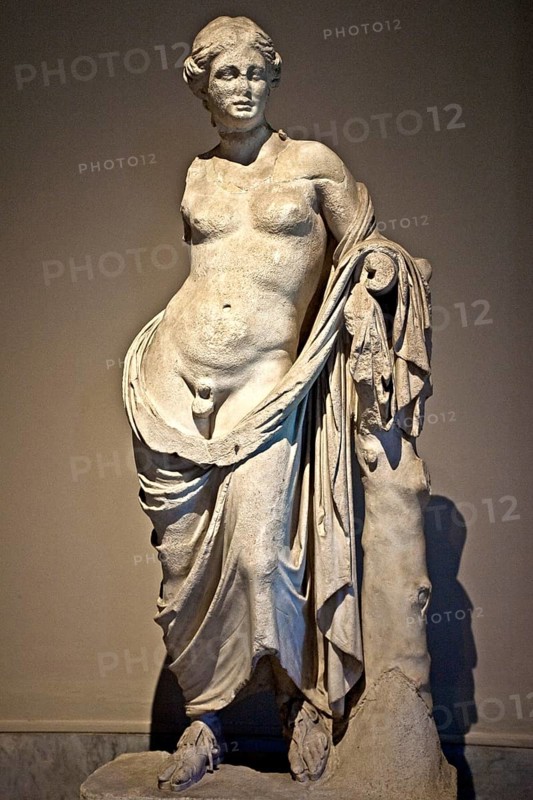Greek statue of a hermaphrodite from Pergamon