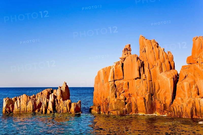 The red rocks of Arbatax Sardinia Italy
