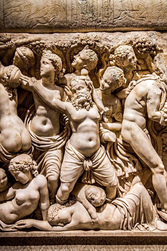 Dionysus marble sarcophagus