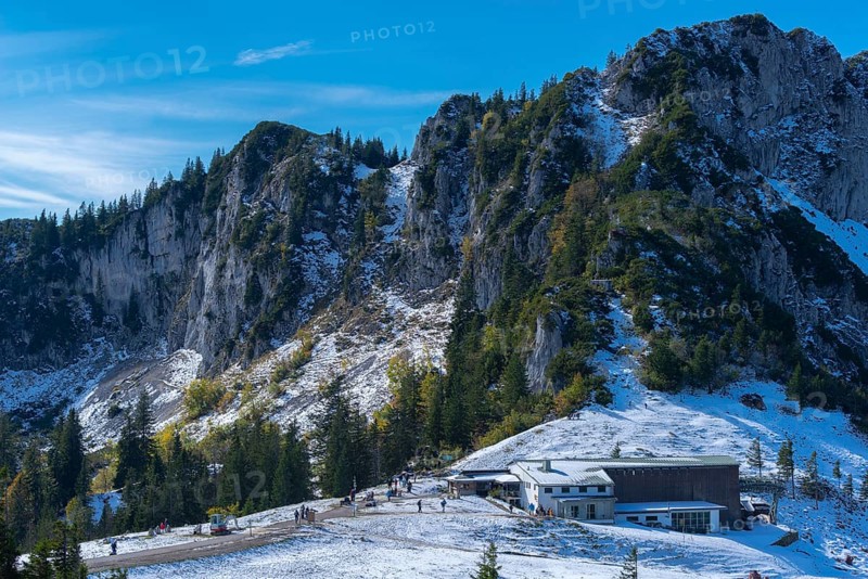 Kampenwand cable car mountain station