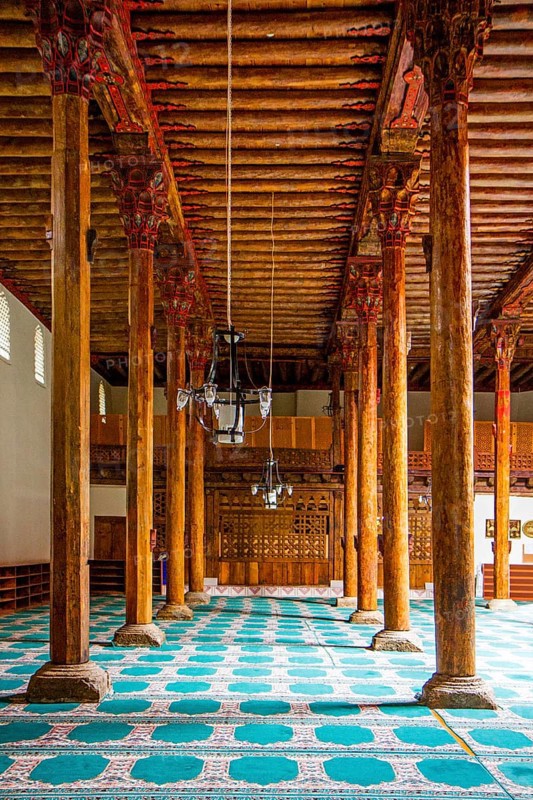 Largest wooden pillared mosque in Turkey