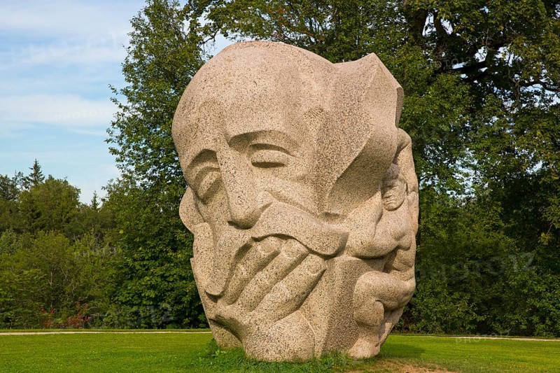 Sculpture park by Latvian sculptor Indulis Ranka