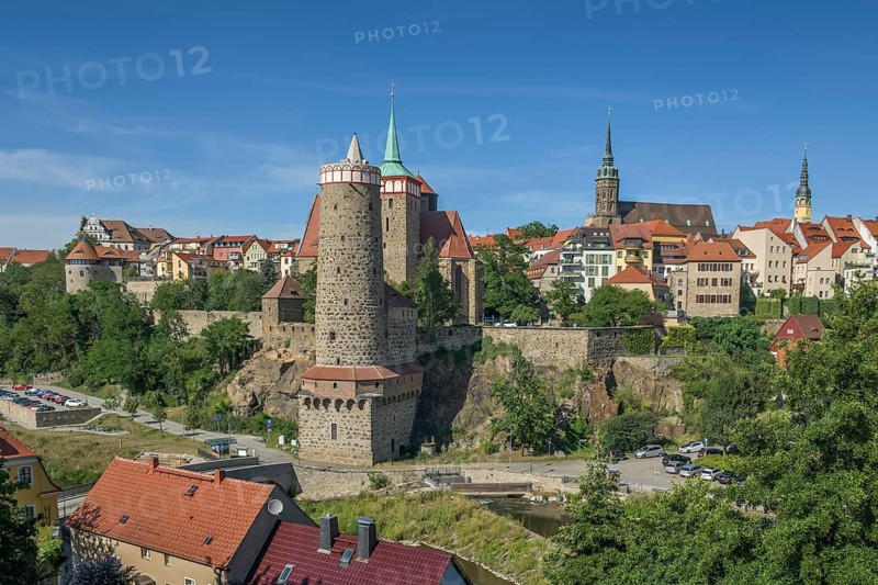City panorama with tower Alte Wasserkunst