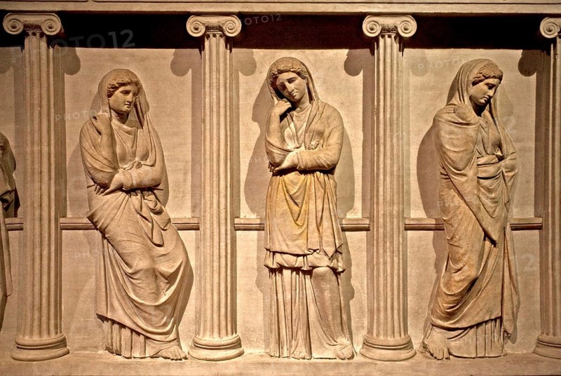 Wailing woman sarcophagus from the royal necropolis of Sidon