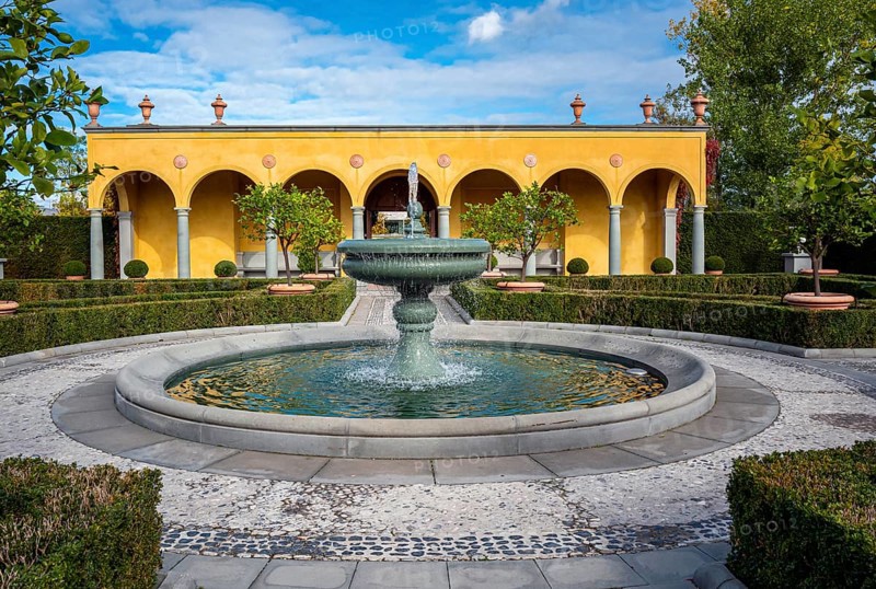Fountain on the grounds of the Gaerten der Welt