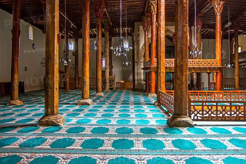 Largest wooden pillared mosque in Turkey