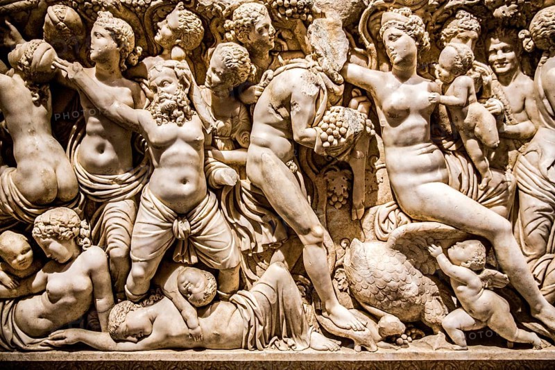 Dionysus marble sarcophagus