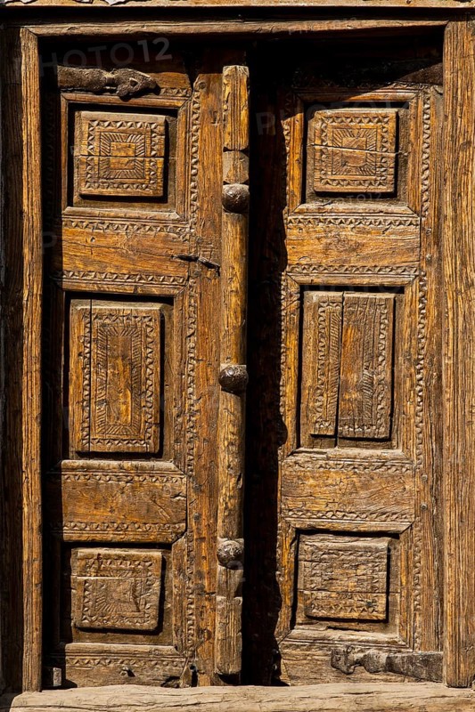 Artfully decorated doors and gates