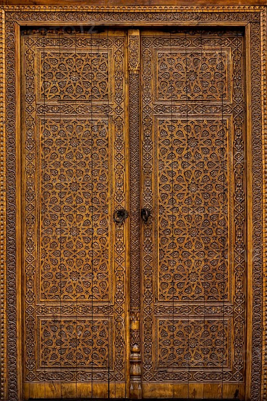 Artfully decorated doors and gates