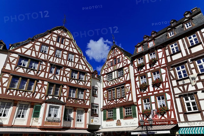 The historic Bernkastel market square