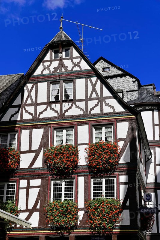 The historic Bernkastel market square