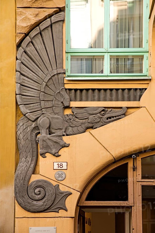 Art Nouveau House Entrance