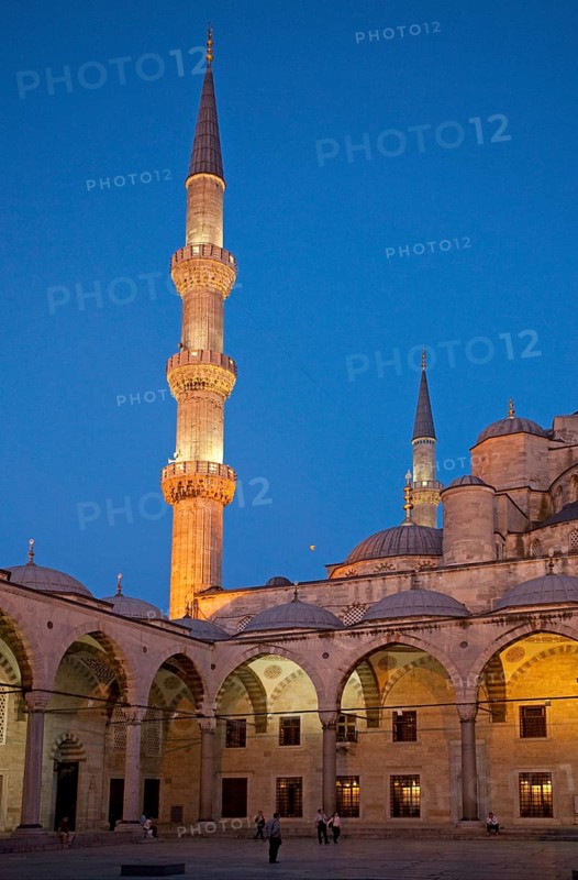 Blue Mosque by night