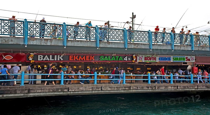 Anglers on Galata Bridge