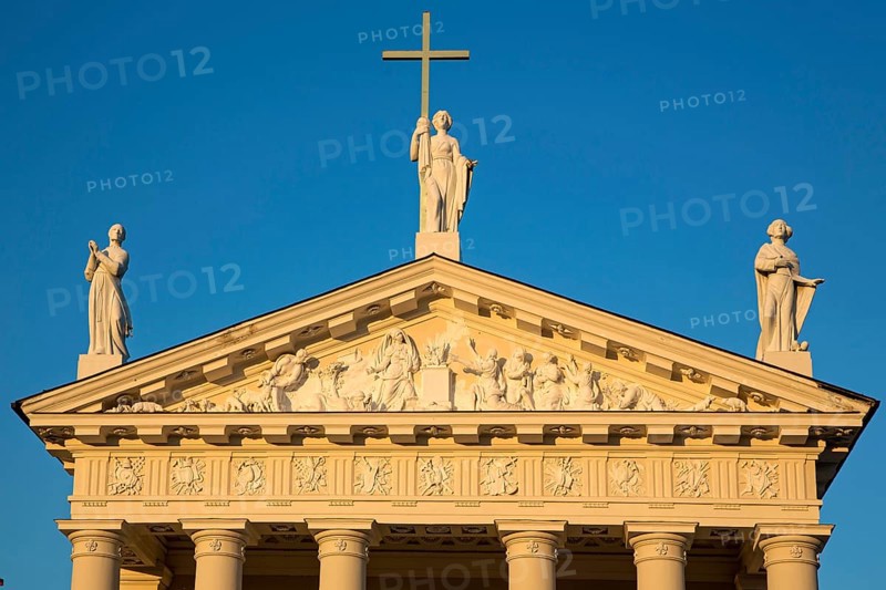 Frieze of the Arkikatedra Bazilika Cathedral