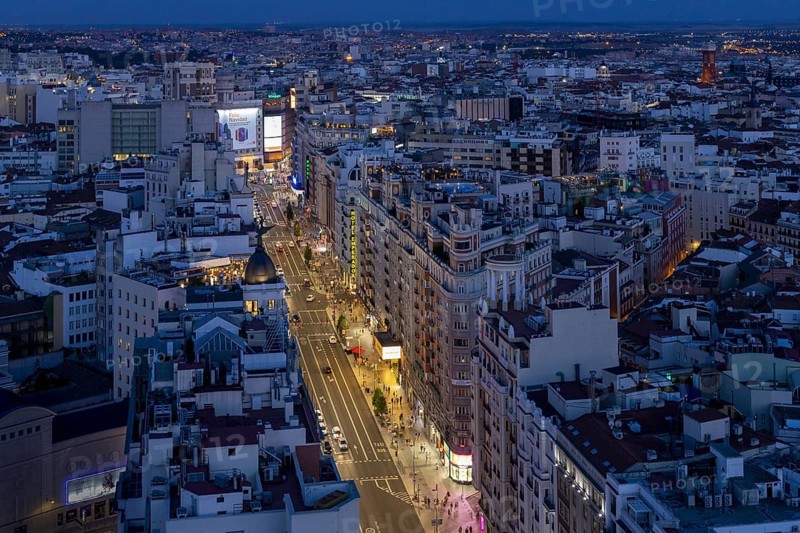 Gran Via by night