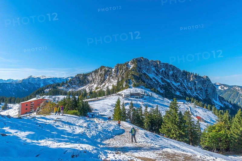 Kampenwand cable car mountain station