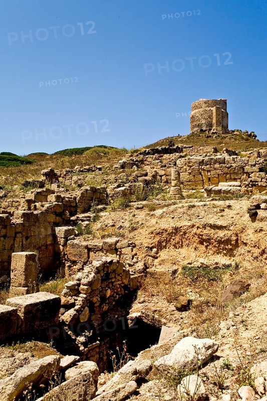 Roman excavation site Tharros