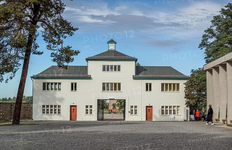 Entrance building to prisoners' camp Tower A