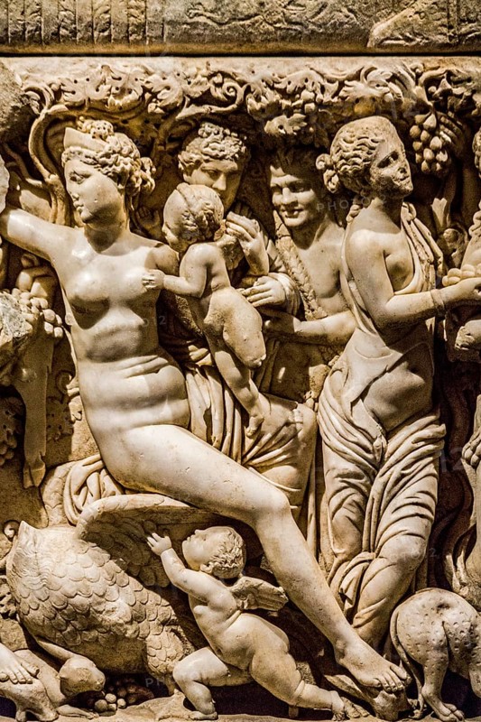 Dionysus marble sarcophagus