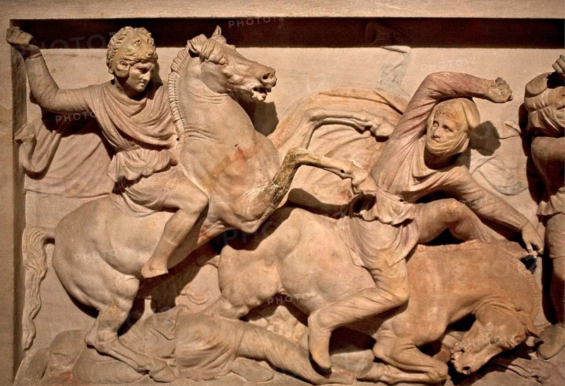 Alexander's sarcophagus from the royal necropolis of Sidon
