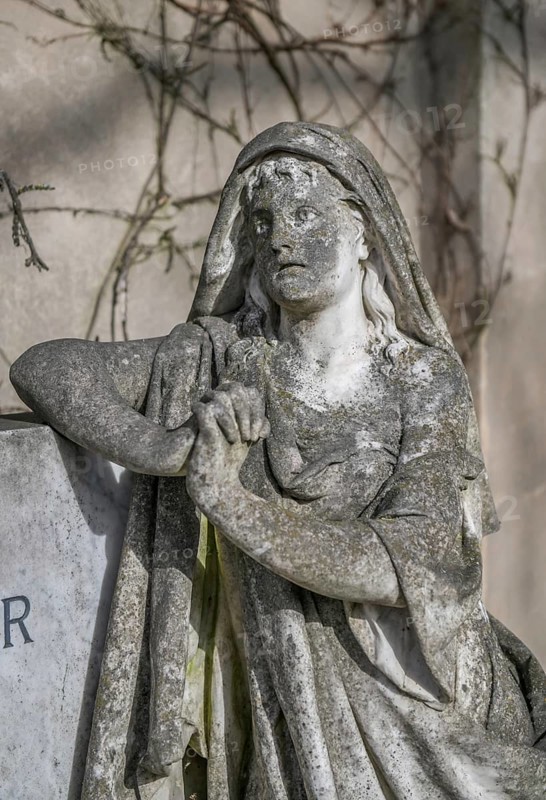 Mourning figure