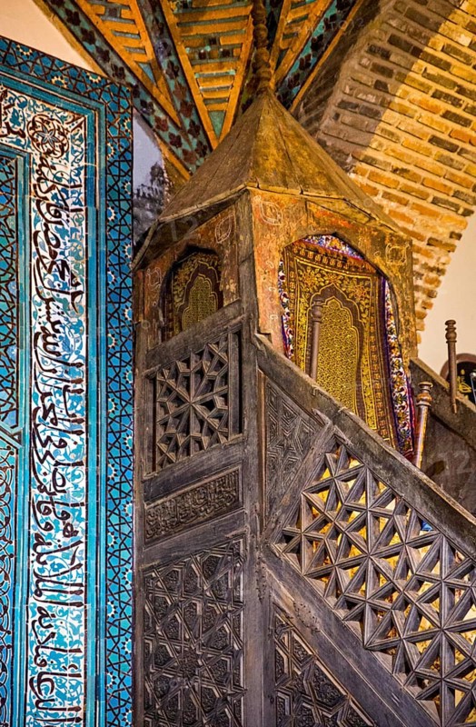Largest wooden pillared mosque in Turkey