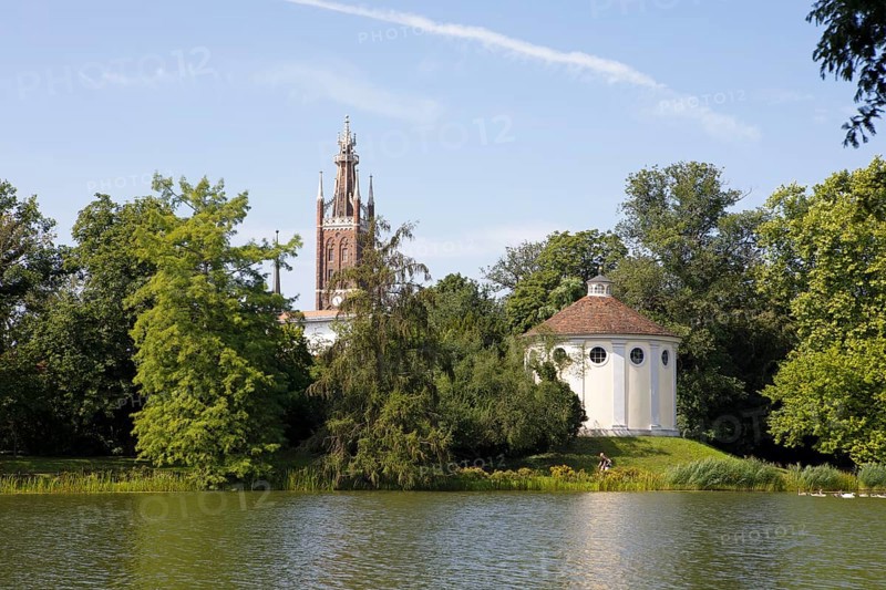 St. Peter's Church and Synagogue at Lake Woerlitz