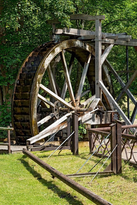 Historic water wheel