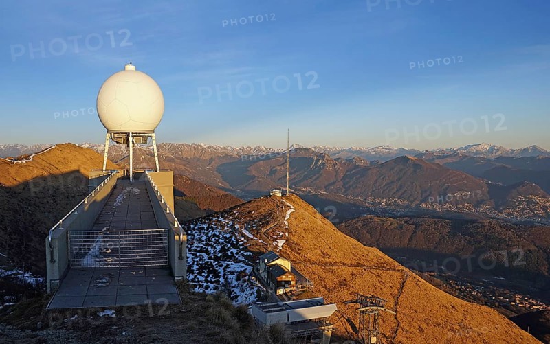 MeteoSwiss weather radar on Monte Lema