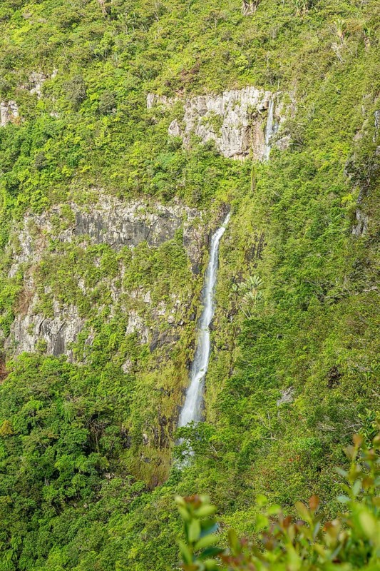 Waterfall in Black River Gorges National Park