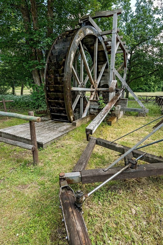 Historic water wheel