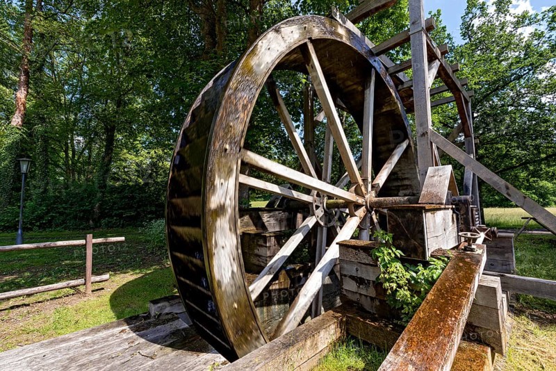 Historic water wheel