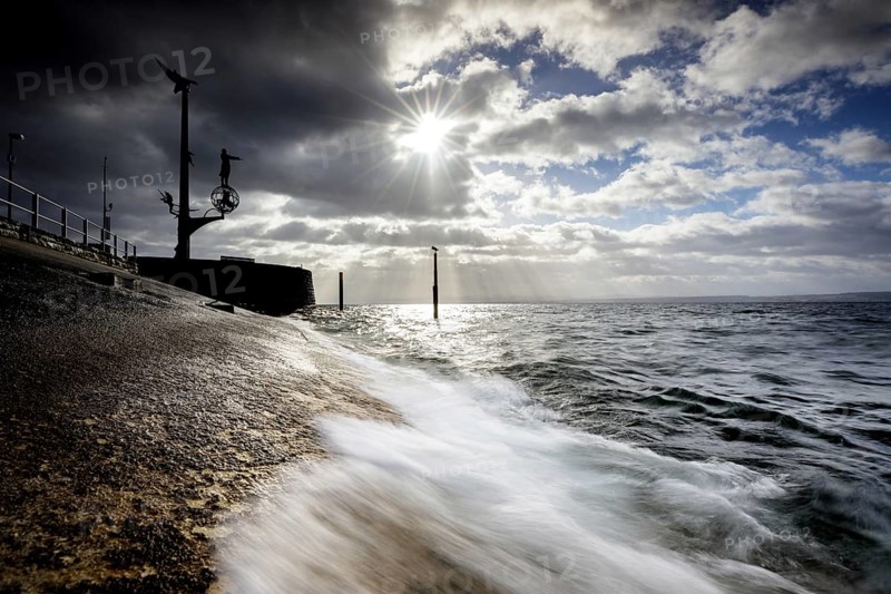 Storm Lolita moves across Lake Constance