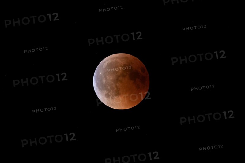 Lunar eclipse in Central Europe