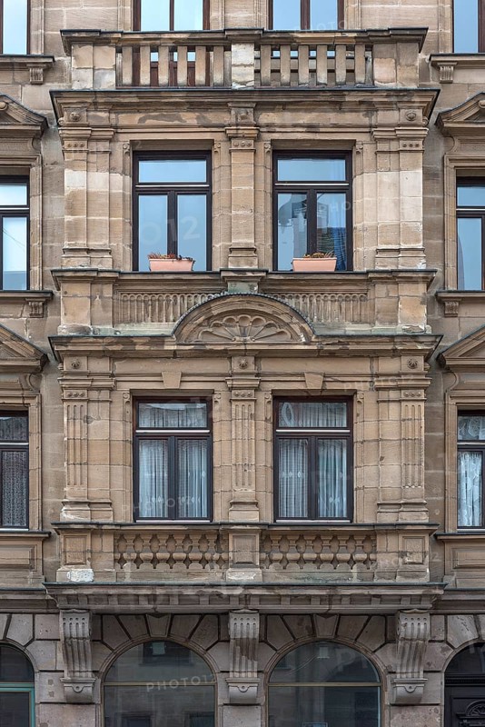 Two-storey sandstone choir