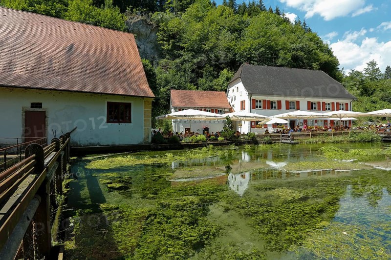 Wimsen mill on the river course of the Ach river